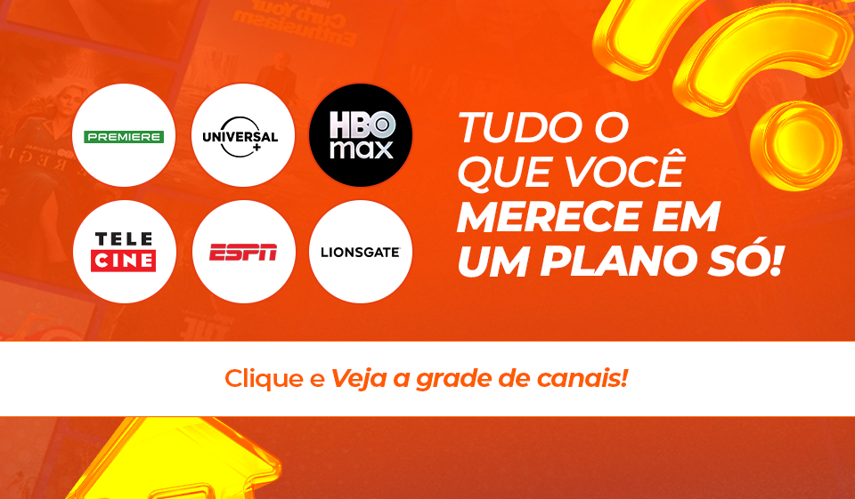 Adicione canais ao seu plano